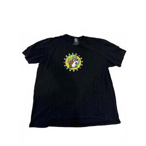 Buc-ee’s Black Mascot Logo Printed Graphic Short Sleeve Crewneck T-Shirt Size XL